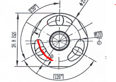 如何測量汽車剎車零部件異形槽中的三維曲線輪廓？